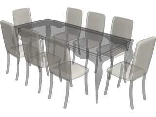 Dining Table 3D Model