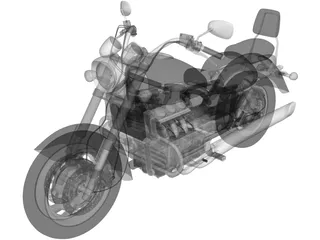 Honda Valkyrie F6C 3D Model