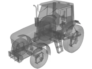 Tractor 3D Model