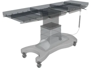 Surgical Table 3D Model