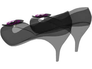 Woman Shoes 3D Model