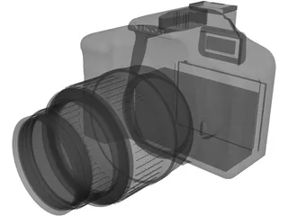 Nikon D5200 3D Model