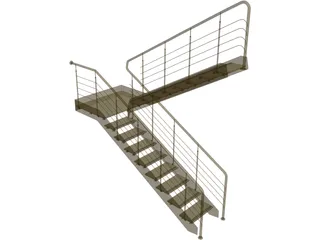 Stairs 3D Model