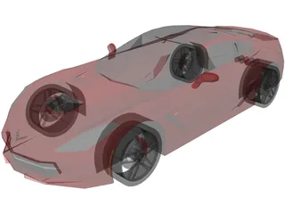 Chevrolet Corvette Z51 Stingray (C7) (2014) 3D Model