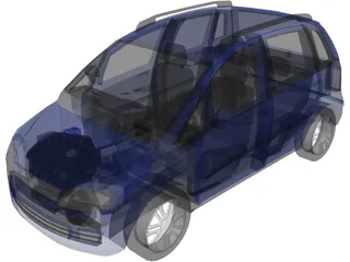 Fiat Idea (2005) 3D Model