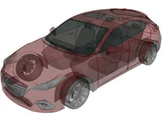 Mazda 3 Hatchback (2013) 3D Model