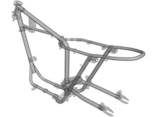 Motorbike Frame 3D Model