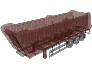 Truck Trailer 3D Model