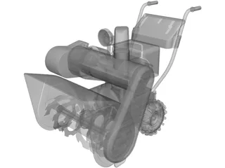 Snow Blower 3D Model