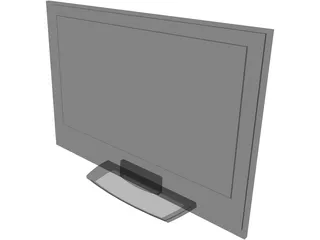 Panasonic Flat TV 3D Model