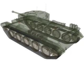Cromwell VII A24 3D Model