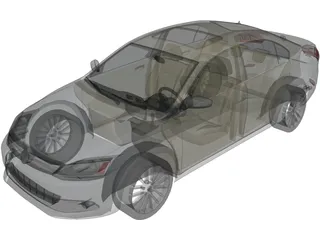 Volkswagen Jetta (2011) 3D Model