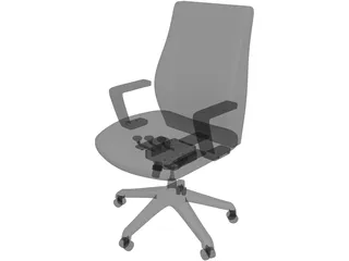 Conference Room Chair 3D Model