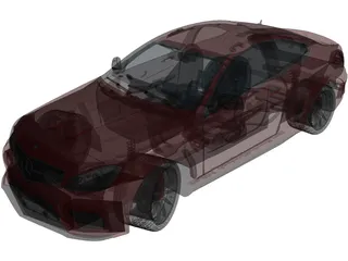 Mercedes-Benz C63 AMG Black Series (2012) 3D Model