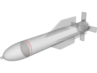 Massive Ordnance Penetraor (MOAB) 3D Model