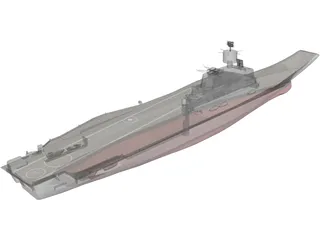 Vikramadity Aircraft Carrier 3D Model