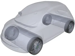 Fiat 500 3D Model