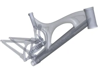 Santa Cruz V10 Frame 3D Model