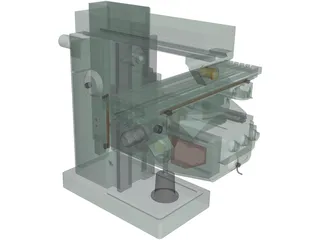 Milling Machine 3D Model