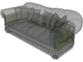 Sofa Jumbo Style 3D Model