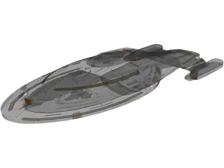 Star Trek Voyager NCC 74656 3D Model