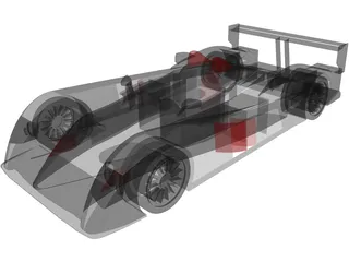 Audi R10 TDi Le Mans 3D Model