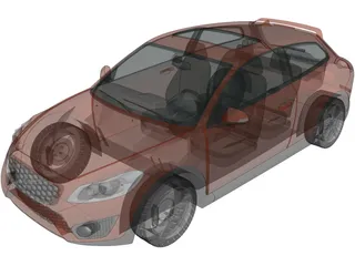 Volvo C30 (2010) 3D Model