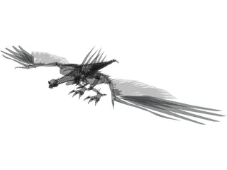 Laserbeak Mechanical Bird 3D Model