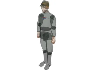 Star Wars Imperial Officer 3D Model