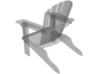 Adirondack Chair 3D Model