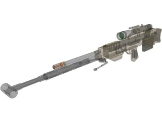 Ramjet Rifle 3D Model