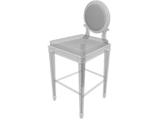 Barstool 3D Model