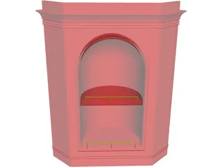 Corner Art Niche 3D Model