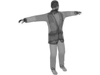 Business Man 3D Model