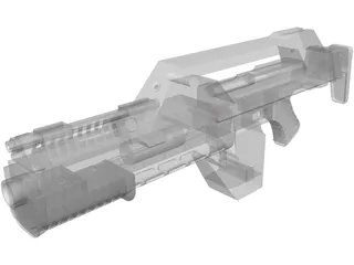 Machine Gun 3D Model