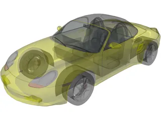 Porsche Boxster S (2002) 3D Model