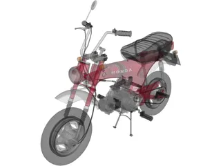 Honda DAX 3D Model