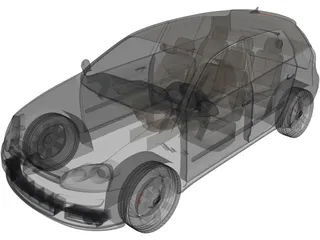 Volkswagen Golf V 3D Model