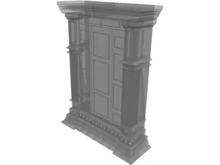Narnia Wardrobe 3D Model