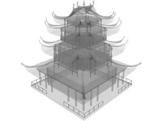 Pagoda 3D Model