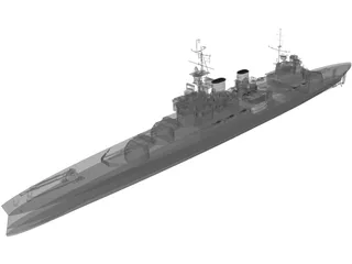 Renown Battlecruiser 3D Model