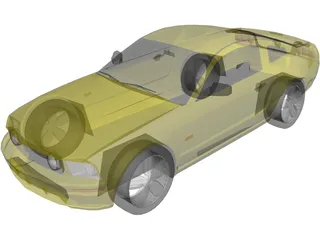 Ford Mustang (2005) 3D Model
