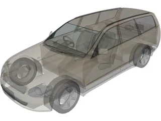 Nissan Stagea (2001) 3D Model