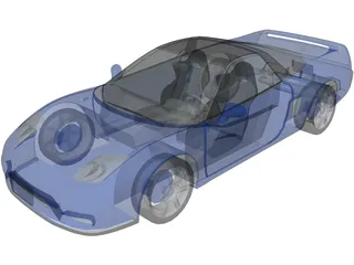 Honda NSX 3D Model
