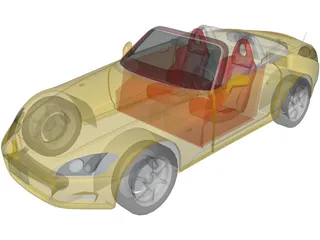 Honda S2000 3D Model