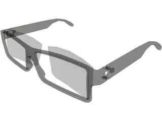 Gucci Glasses 3D Model