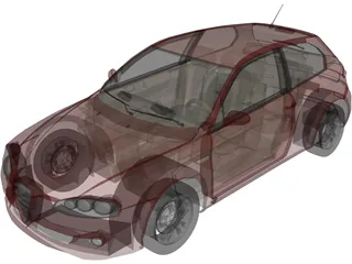 Alfa Romeo 147 (2005) 3D Model