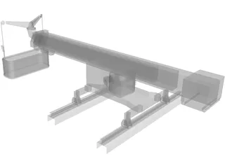 Window Crane (Large) 3D Model