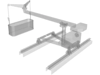 Window Crane (Small) 3D Model