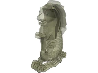 Merlion 3D Model